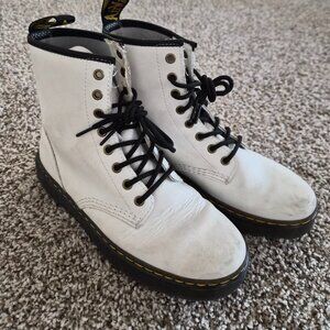 White Dr Martens Boots